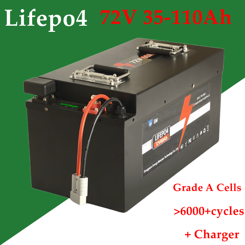 Akumulator litowy 72V 35Ah 40A – 72V 60Ah Lifepo4 Battery Pack recenzja i cena