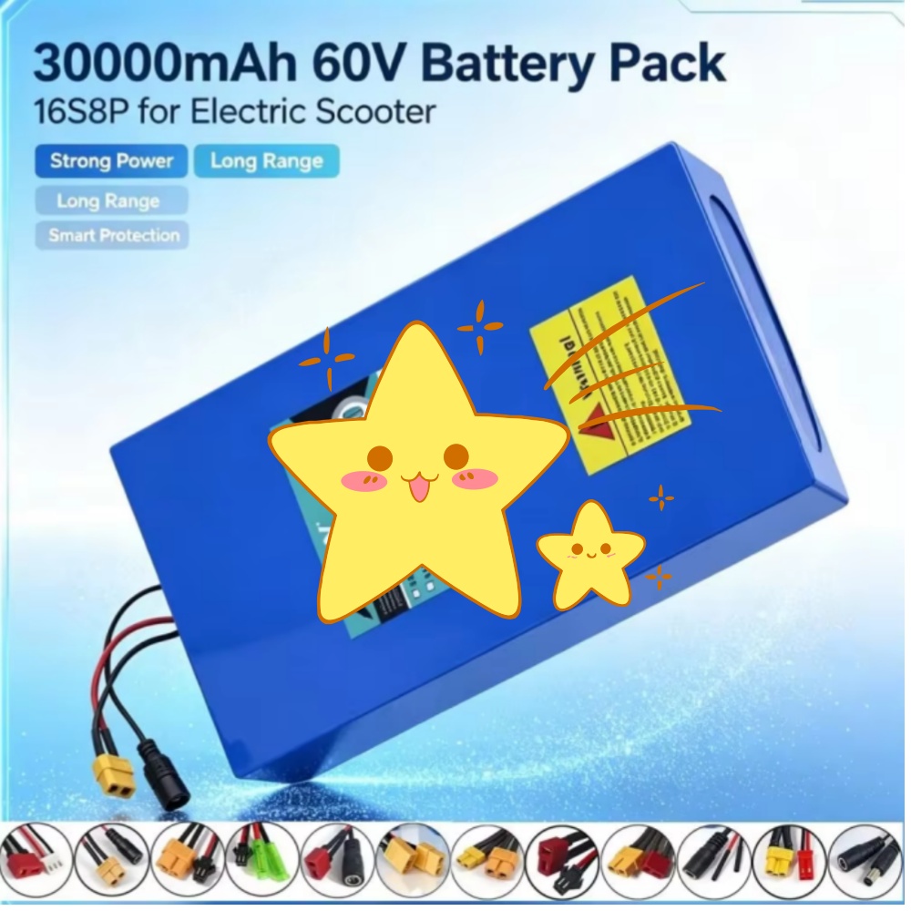16S8P 1000W-3000W 60V 30Ah – w – 60V 30Ah Electric Scooter Battery recenzja i cena